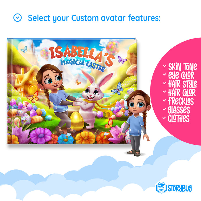 Magical Easter Custom story book inside book preview custom features to your child