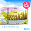 Personalized nursery rhymes storybook for kids custom dedication page