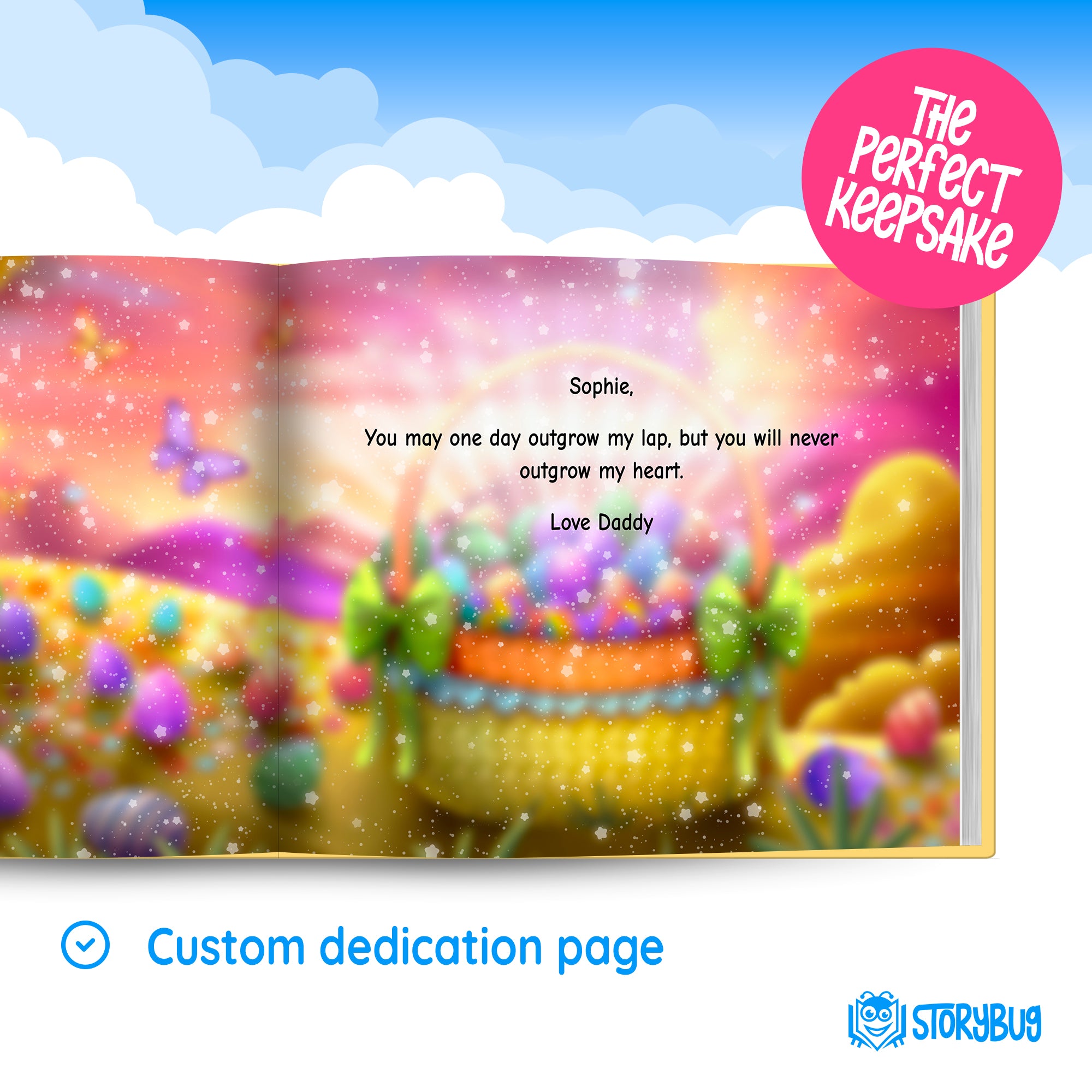 First Easter Custom Dedication Page