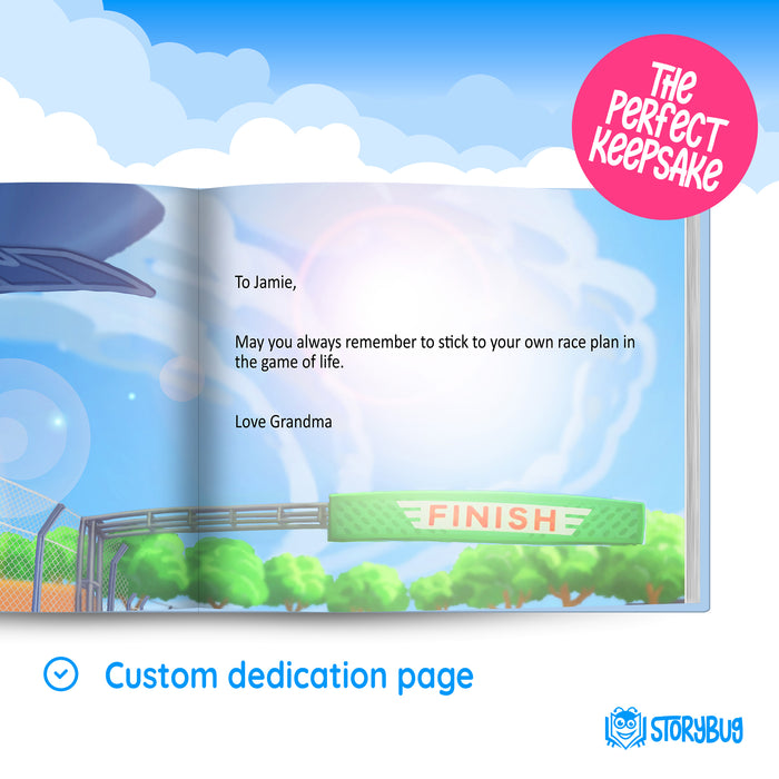 The Great Car Race Personalized Story Book