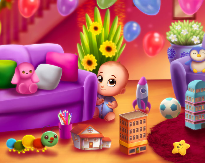 Kids love reading personalised story books!