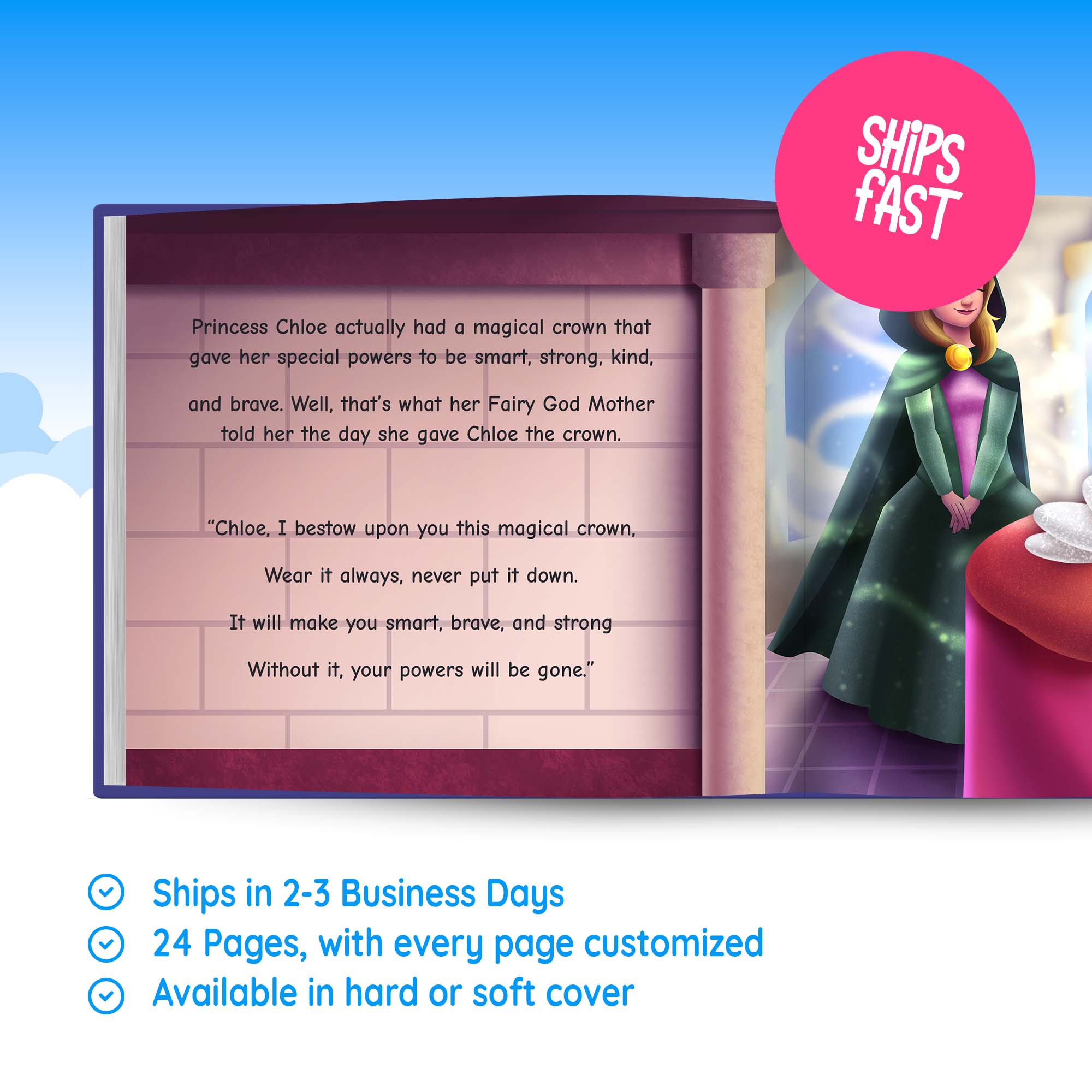 Personalized little princess storybook 3