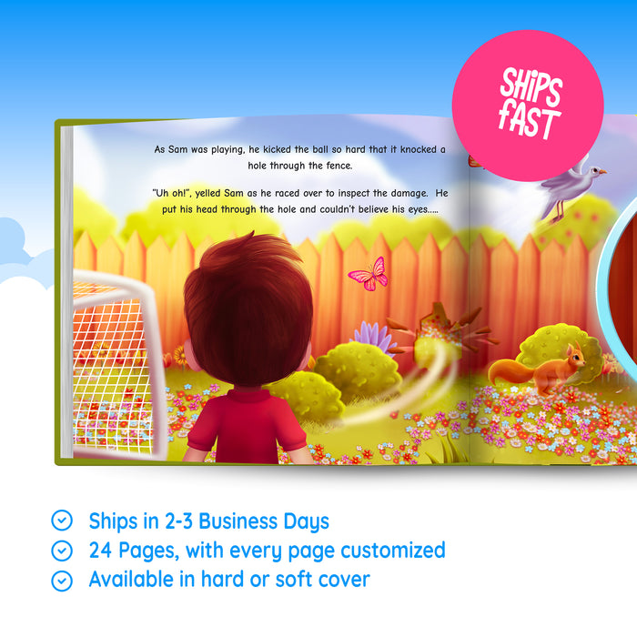 Magical Easter Custom story book fast local shipping