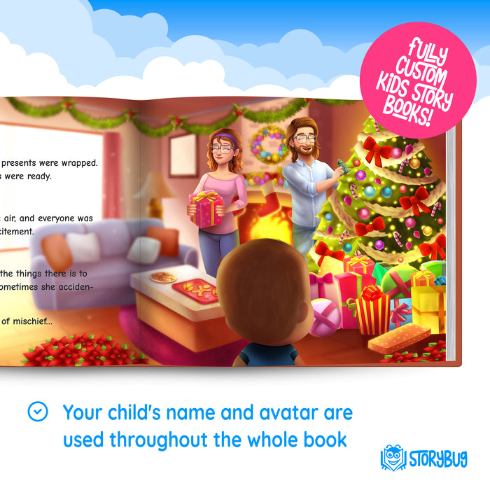 First Christmas Personalized Baby Book 4
