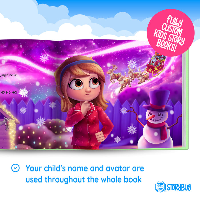 Saves Christmas Personalized Story Book