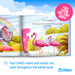 Alphabet book for kids inside page example add your child's name