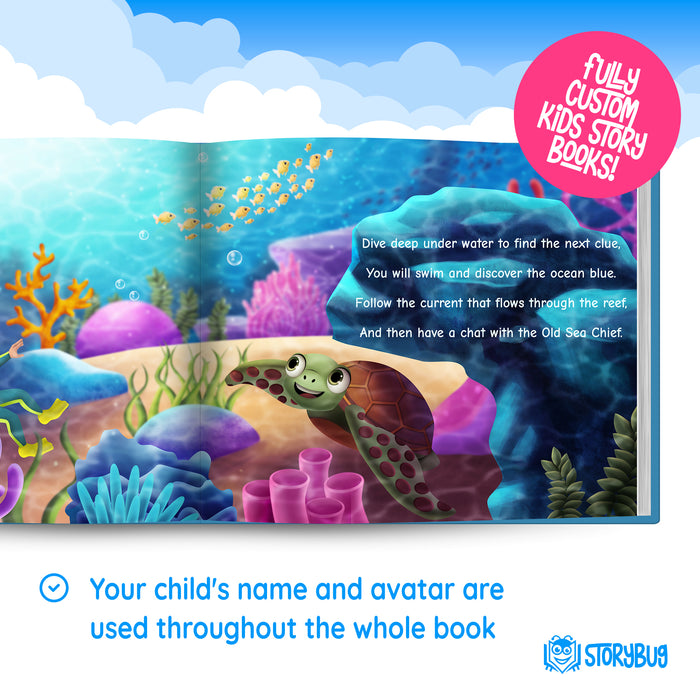 Magical Underwater Adventure Personalized Childrens Storybook