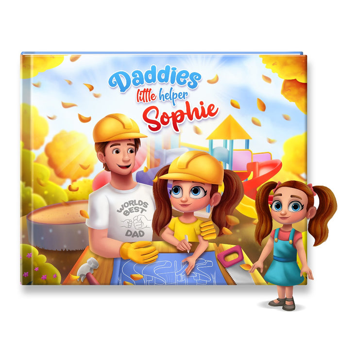 Dad Little Helper Personalized Book For Dad