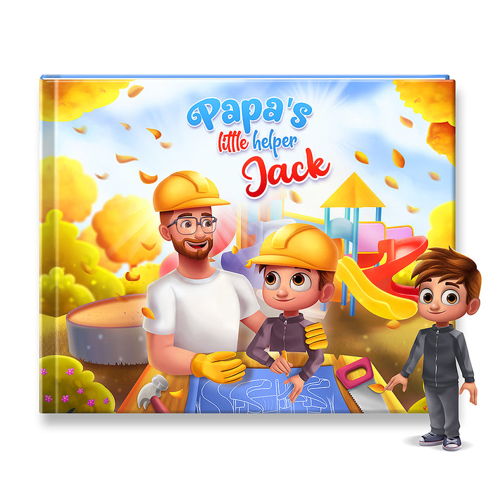 Papa's Little Helper Personalized Children's Book