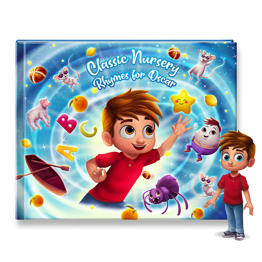 Personalized nursery rhymes storybook for kids cover preview