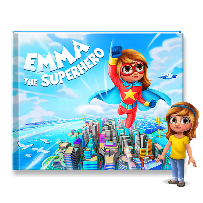 Girl Super Hero Personalised Story Book