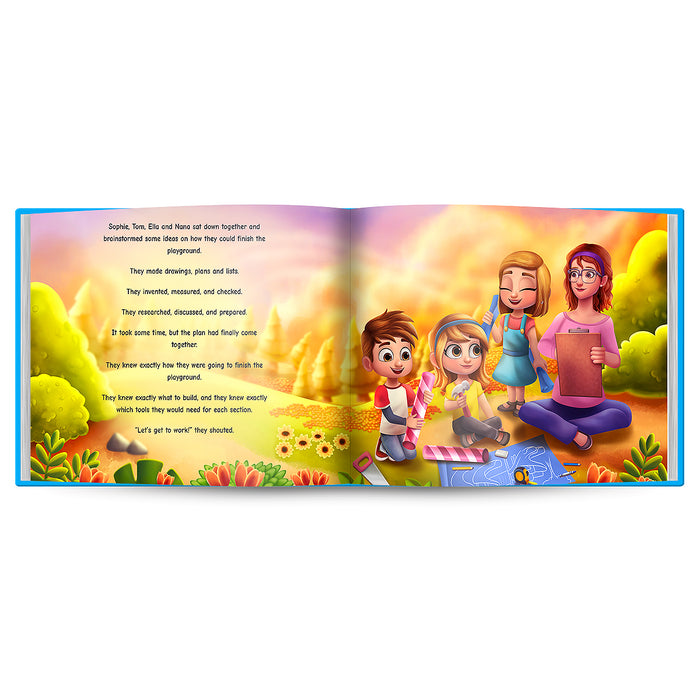 Nana's Little Helper Personalized Children's Book