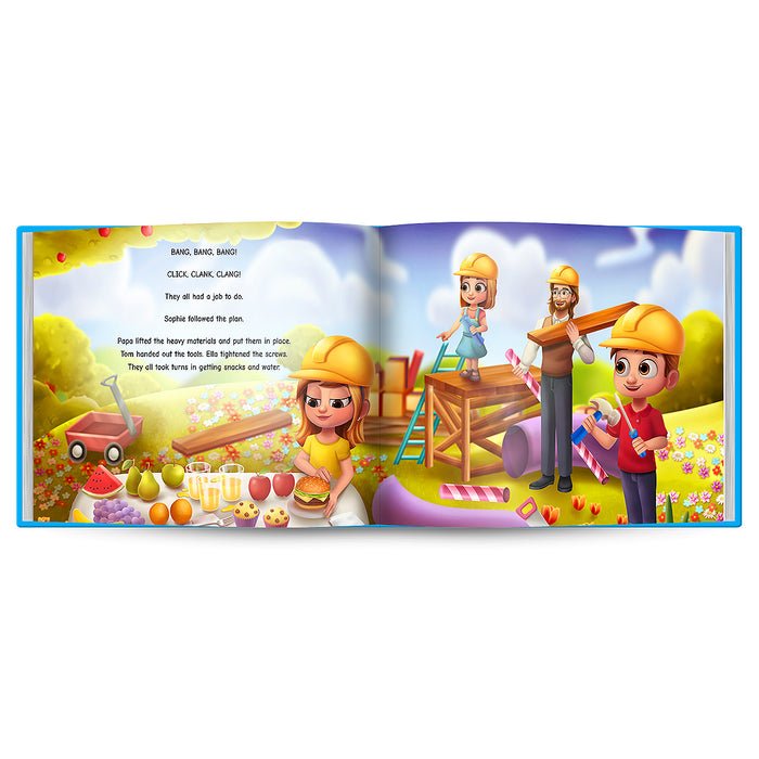 Papa's Little Helper Personalized Children's Book