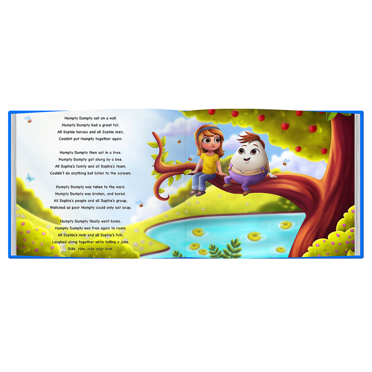 Personalized nursery rhymes storybook for babies Custom baby nursery