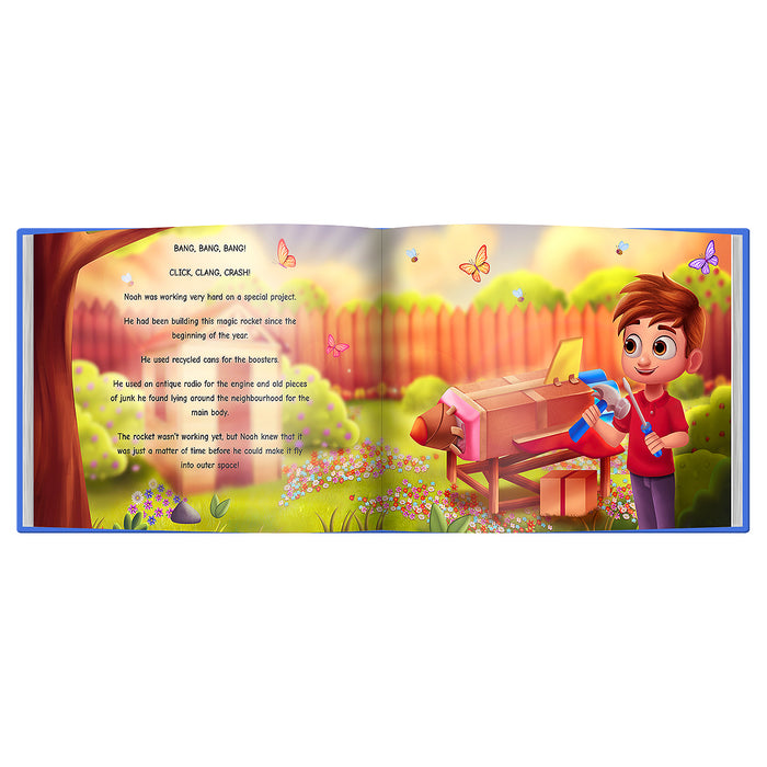 Space Tour Personalized Story Book