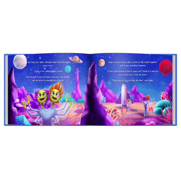 Space Tour Personalized Story Book