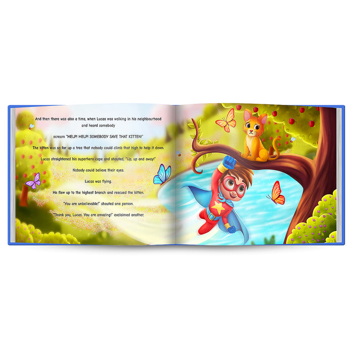 Super Hero Personalized Story Book