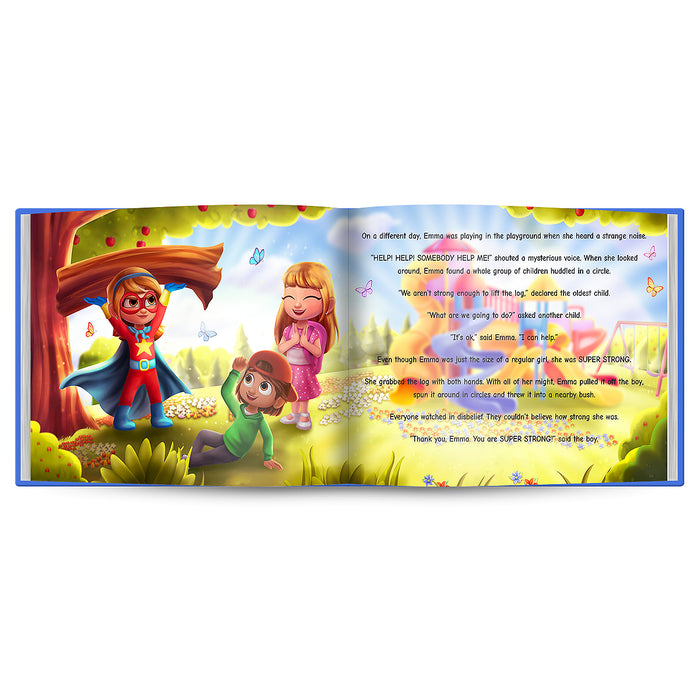 Girl Super Hero Personalised Story Book