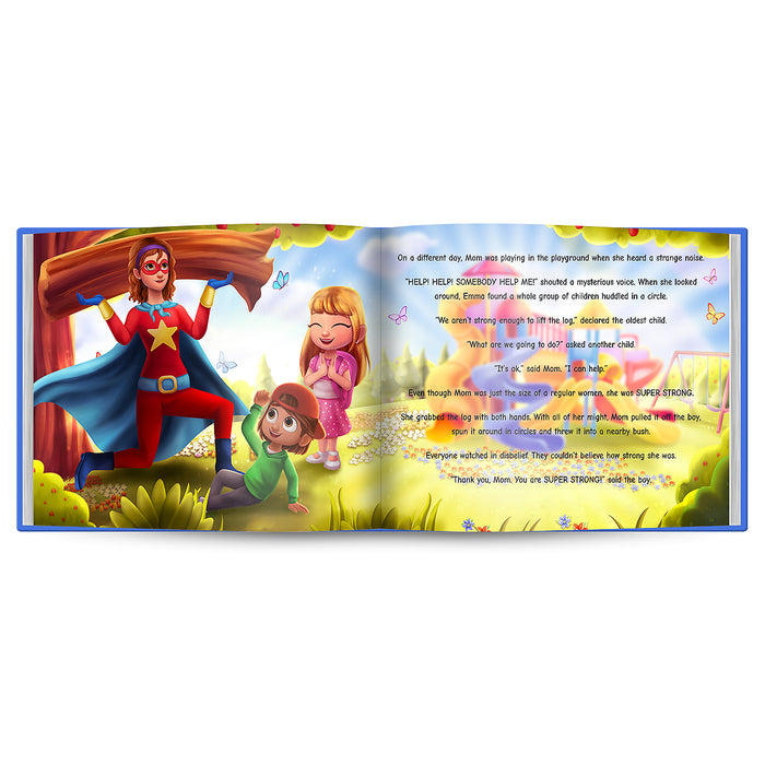 Mom is the Super Hero Personalized Story Book