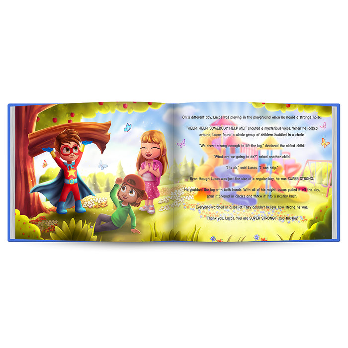 Super Hero Personalized Story Book