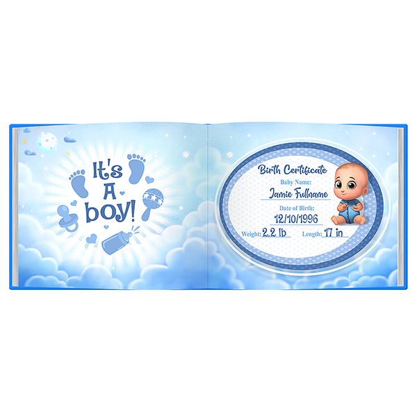 Welcome to the World Personalized Baby Book