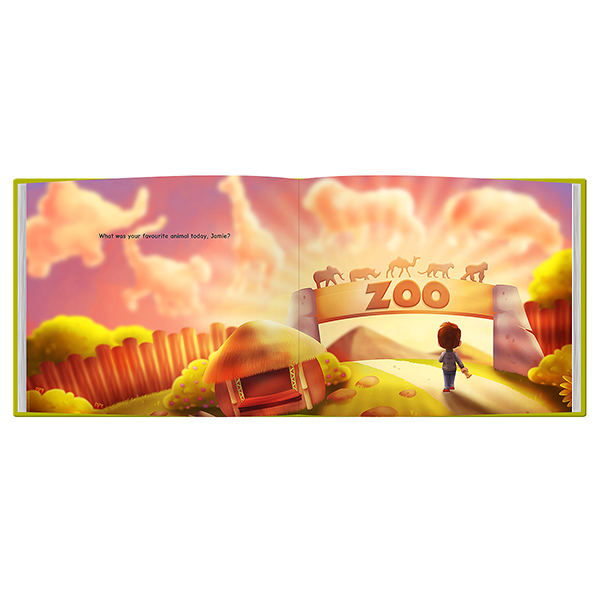 Magical Zoo Tour Personalized Story Book