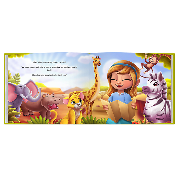 Magical Zoo Tour Personalized Story Book