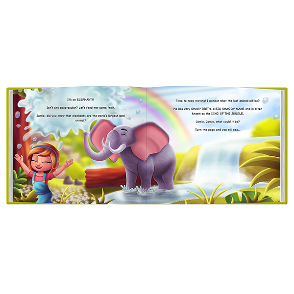 Magical Zoo Tour Personalized Story Book