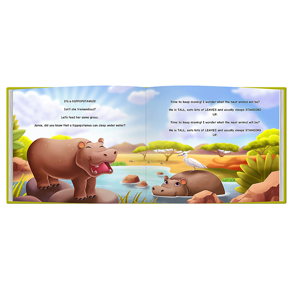 Magical Zoo Tour Personalized Story Book