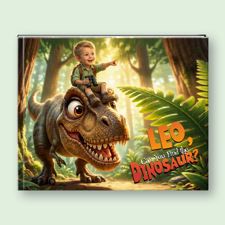 Can You Find the Dinosaur Personalized Story Book
