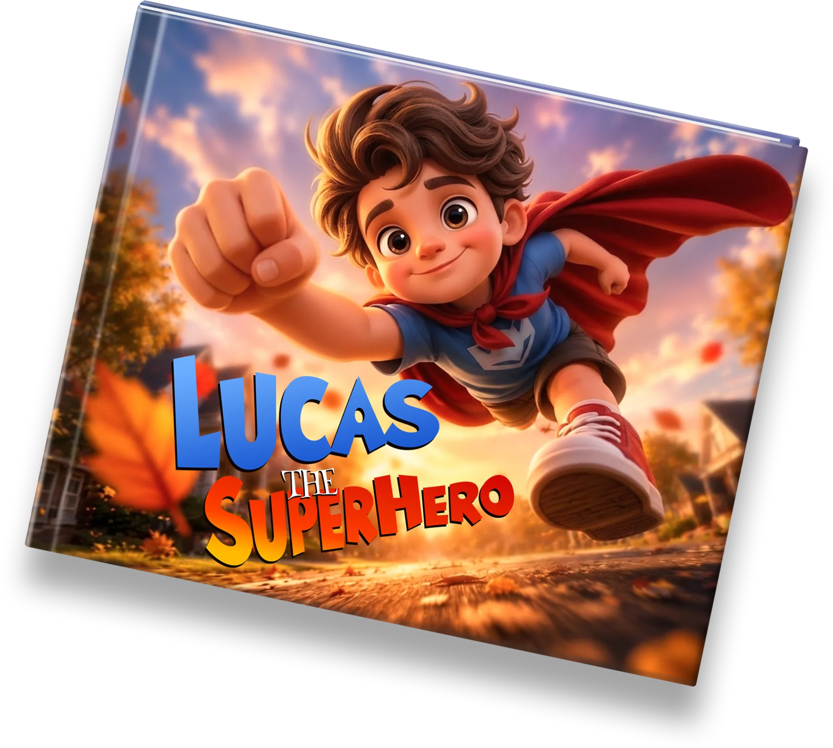 Personalised story book cover example